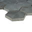 Hex 3" x 3" Basalt Honeycomb Mosaic Wall & Floor Tile