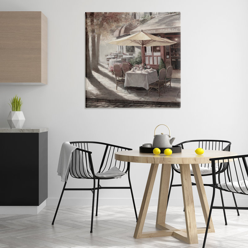 «Warm Sunlit Bistro», art par T.C. Chiu, H 36 po x l 36 po