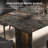 Rectangular Artificial Marble Dining Table Set-104257563