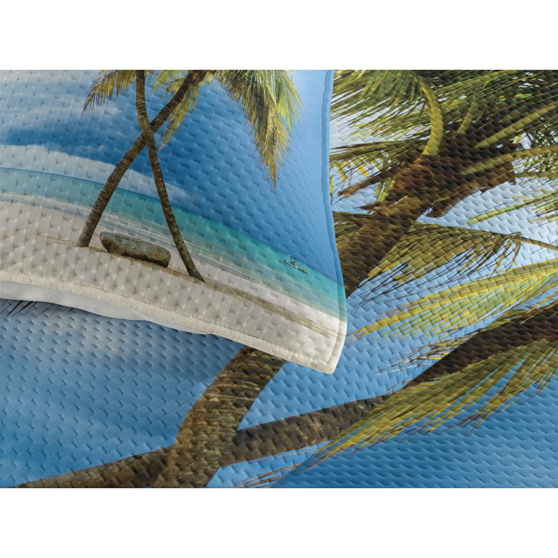 Bunny Coastal Polyester Coverlet
