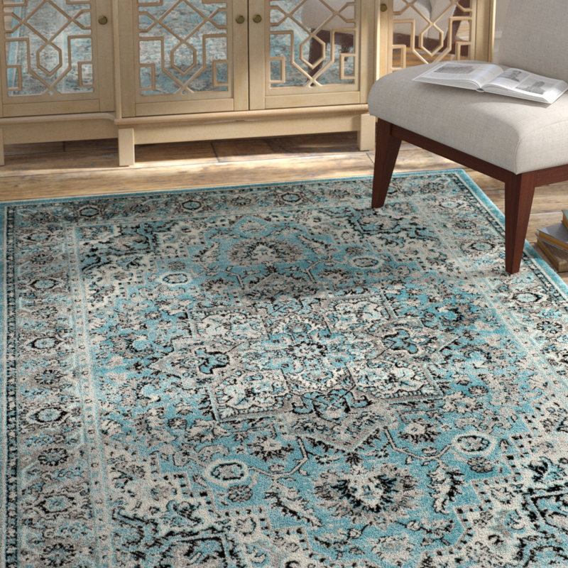 Doty Performance Oriental Rug, Rectangle 6' x 9'