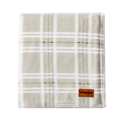 Wrangler Ultra Soft Plush Fleece Cozy Blanket