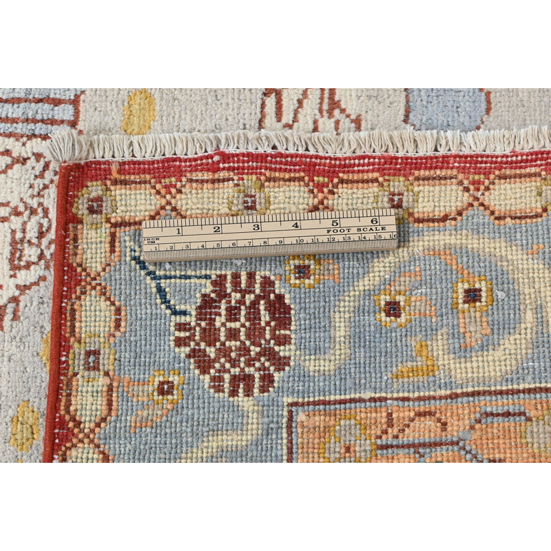 Tapis oriental moderne gris unique 5X7 One-of-a-Kind