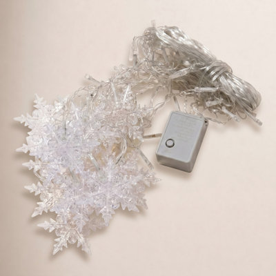 11.5' Snowflake LED String Lights
