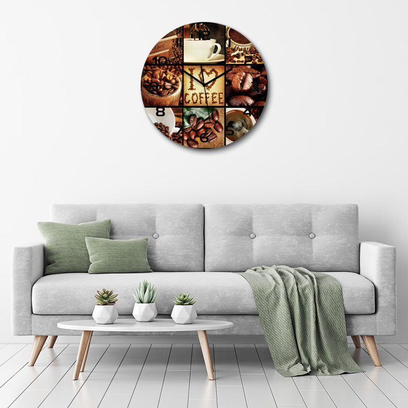 Joanita Glass Wall Clock