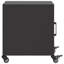 Preslei 36cm W Steel Bedside Table-1919897067-1928323638