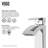 Satro 7" H Single Handle Single Hole Bathroom Faucet-28294650