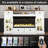 Aleiha 55.3'' Fireplace TV Stand With 30'' Electric Fireplace, Tempered Glass Doors, 4 Drawers & LED-Lit Side Cabinets