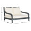 Méridienne double de 35,4 po avec coussins Hallei-613429161