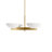 4 - Light Chandelier in Brass-1655143385