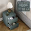 Cunha 29.5cm W Manufactured Wood Bedside Table-474152836