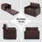 Ryelan Upholstered 43.31'' Sleeper Sofa