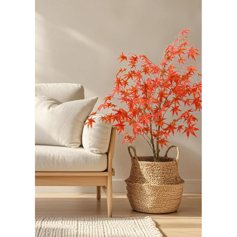 Arbre d'automne artificiel automne avec jardinière, H 47,24 po