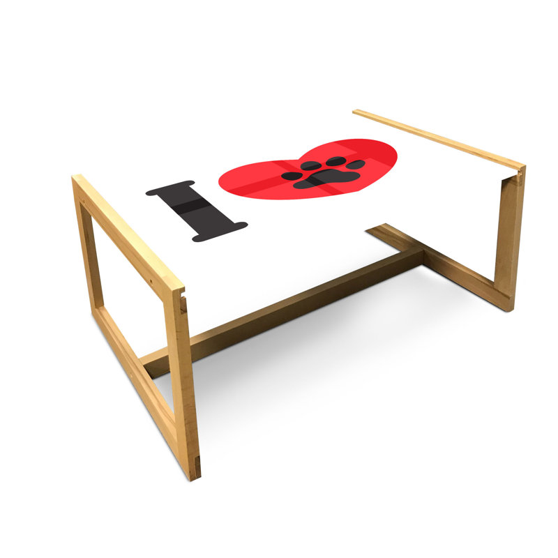 Janayah Sled Coffee Table, 90cm H x 62cm W x 40cm D