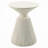 ACME Duane Accent Table, Natural White Finish