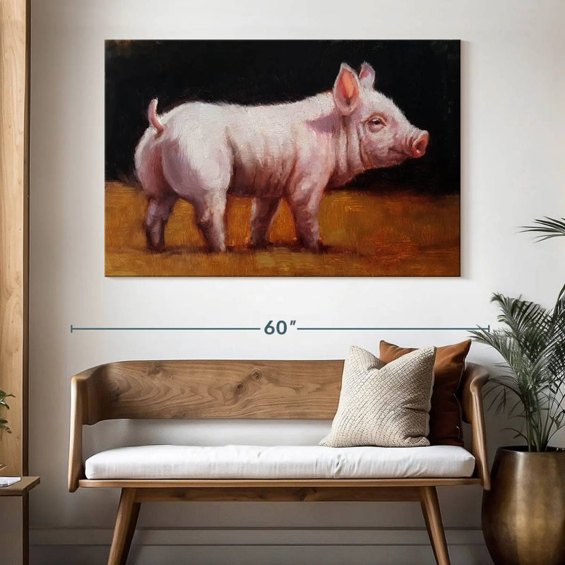 Brampt Wilbur, 34" H x 51" W