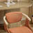 Wathen Fabric Upholstered Swivel Dining Arm Chair-1386102644