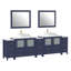  Ensemble de meuble-lavabo double 108 "avec miroir 108"-62326236