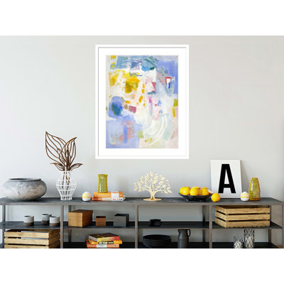 «Sans titre (abstrait)» par Lillian Orlowsky - Reproduction giclée encadrée