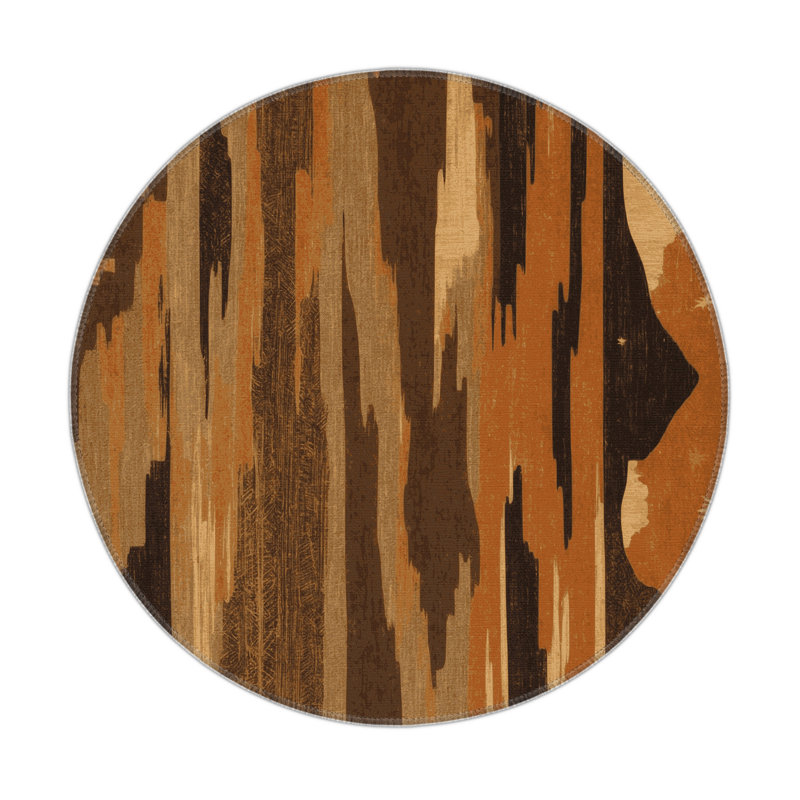 Mirage Bound Indoor And Outdoor Area Rug, Round 5'