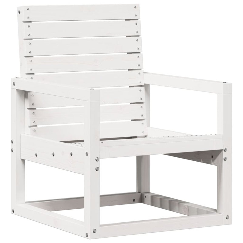 Alpen Home 3 Piece Garden Lounge Set Impregnated Wood Pine, White