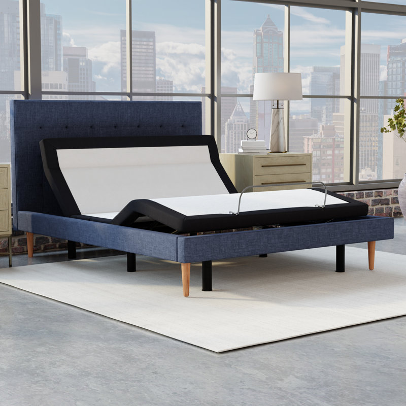 Blissful Nights Adjustable Base with Wireless Remote and Pillow-Tilt, Queen