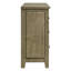 Ensemble de chambre à coucher 3 pièces Ashgrove Vineyard Oak Queen avec lit plateforme de rangement, commode et chiffonnier