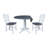 Sturges 3 Piece Drop Leaf Solid Wood Dining Set-457032851