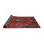Tapis traditionnel rouge / bleu marine Gaelan-923771259