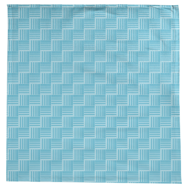 Rayures nattes classiques Nappe, Sarcelle clair