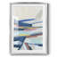 Mouvement tectonique bleu II - impression encadrée-1947738877-1947738878