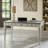 Retro Gray Rectangular Solid Wood Writing Desk-1738037827