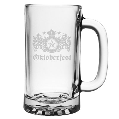 Tasse à bière en verre 16 oz oktoberfest pub