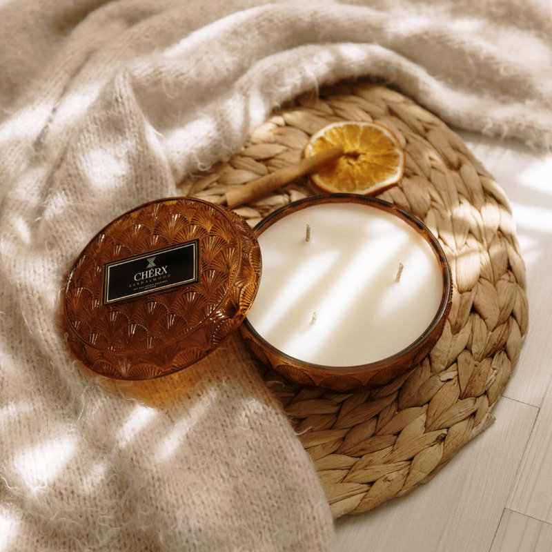 Bougie parfumée Berry Ice, Bois de santal