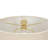 Sculptural Table Lamp with Linen Shade