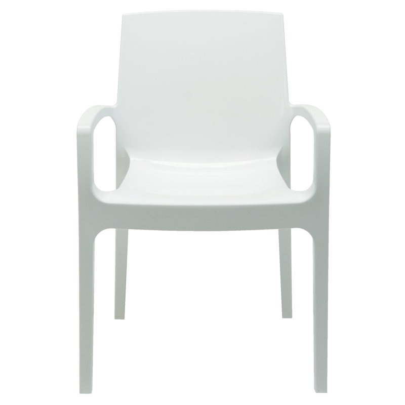 MacLaine Stacking Chair, White