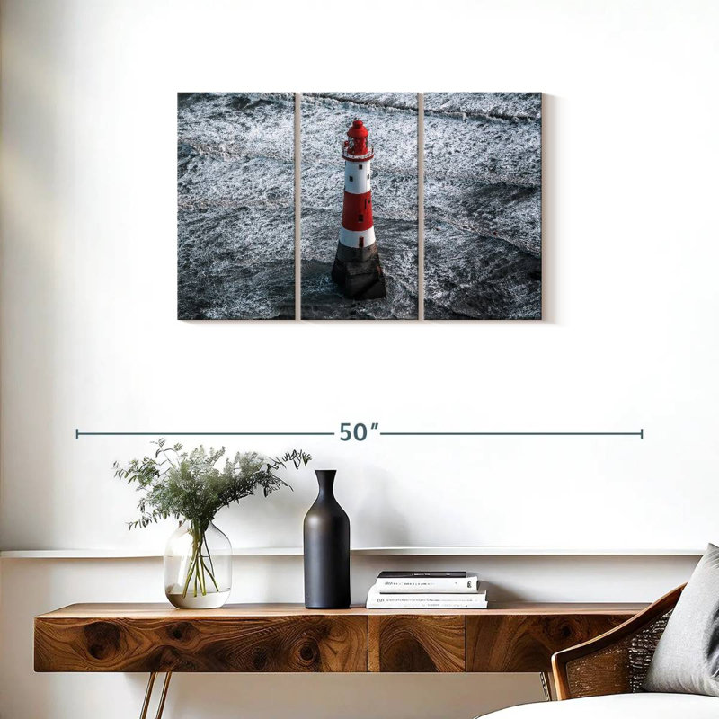 Lilie Beachy Head lighthouse, 20" H x 33" W