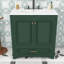 Meuble-lavabo moderne avec lavabo en céramique, tablette réglable et tiroir de rangement-636241906