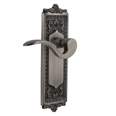 Egg & Dart Plate Single Dummy with Manor Lever