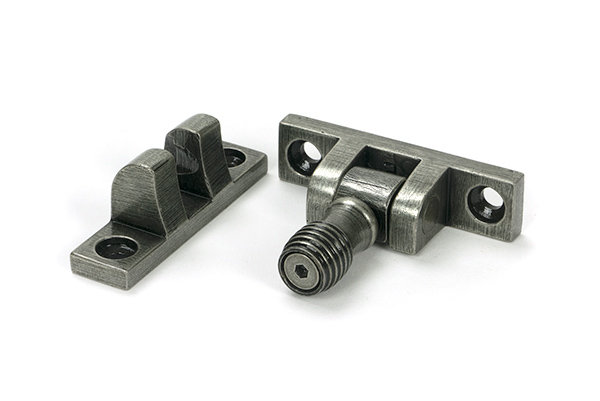 Beehive Brighton Fastener - Narrow (Square), Pewter Patina