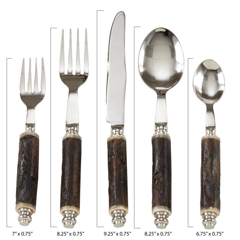 Millwood Pines Macfarlane Stainless Steel Flatware Set