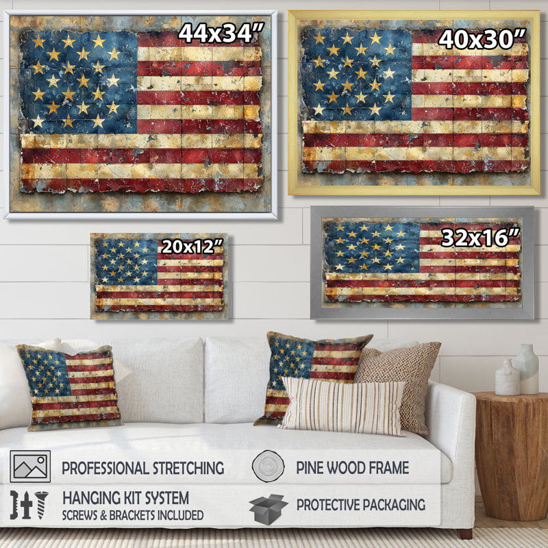 Kynslei - États-Unis, art mural large, Reproduction d'une seule photo avec cadre, Noir, H 16 po x l 32 po