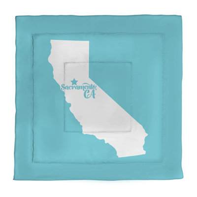 California Modern & Contemporary Polyester Percale Comforter