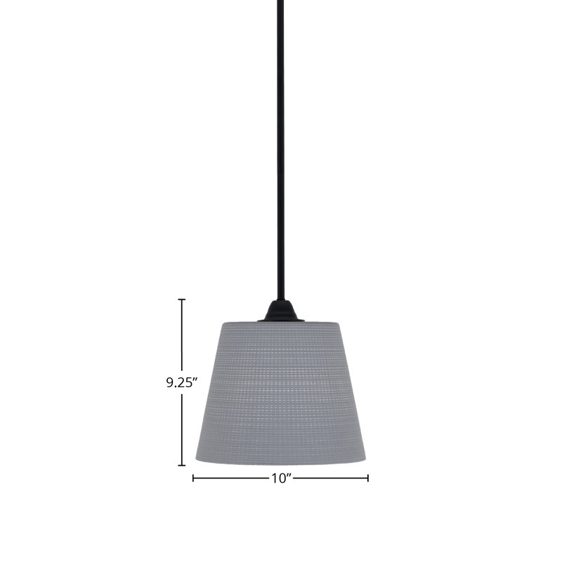 Paramount Stem Hung Pendant, Gray