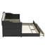 Lit simple tapissier en bois avec lit gigogne et 2 tiroirs de rangement-1990347819