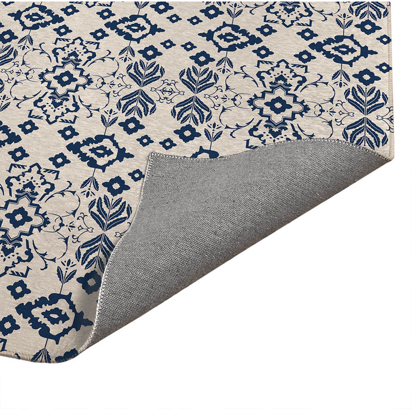 Tapis d'intérieur antidérapant Block, Rectangle 5 pi x 7 pi