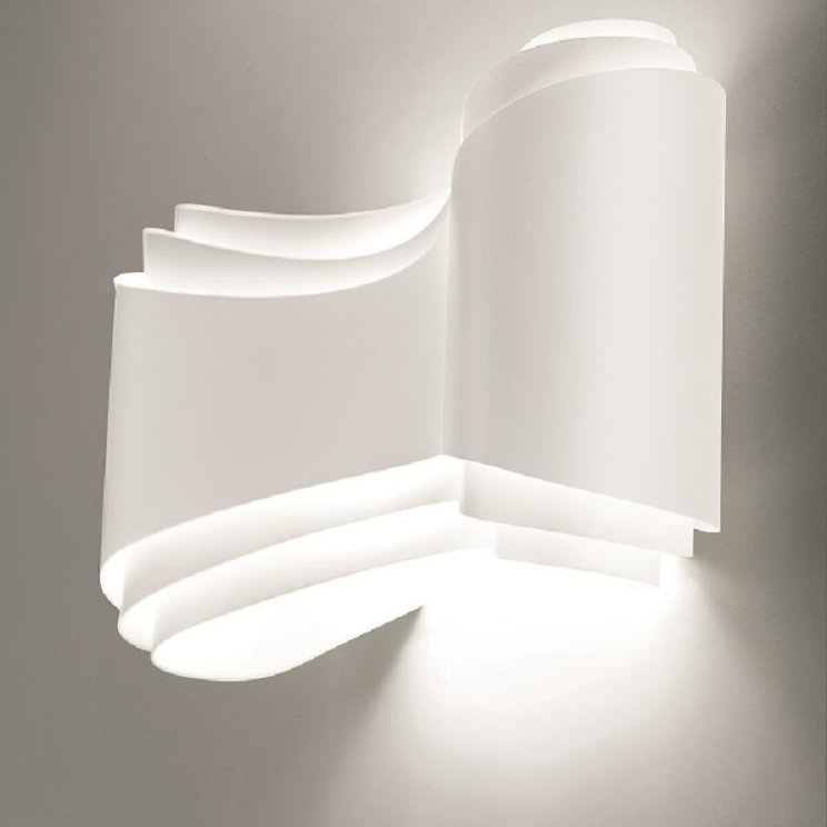 Lonica Flush Mounted Sconce, 1 x R7s 100W (Not included), White