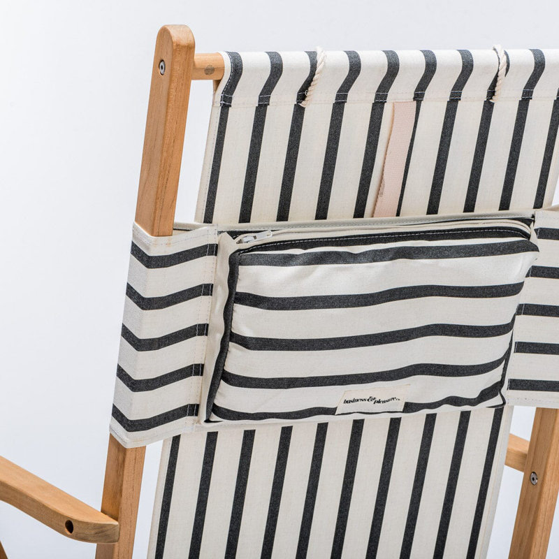 The Tommy Chair, Monaco Black Stripe