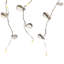 LED Lighted Willow Branch Christmas Spray - 40" - Silver - Warm White