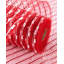 Red Mesh With Red Foil